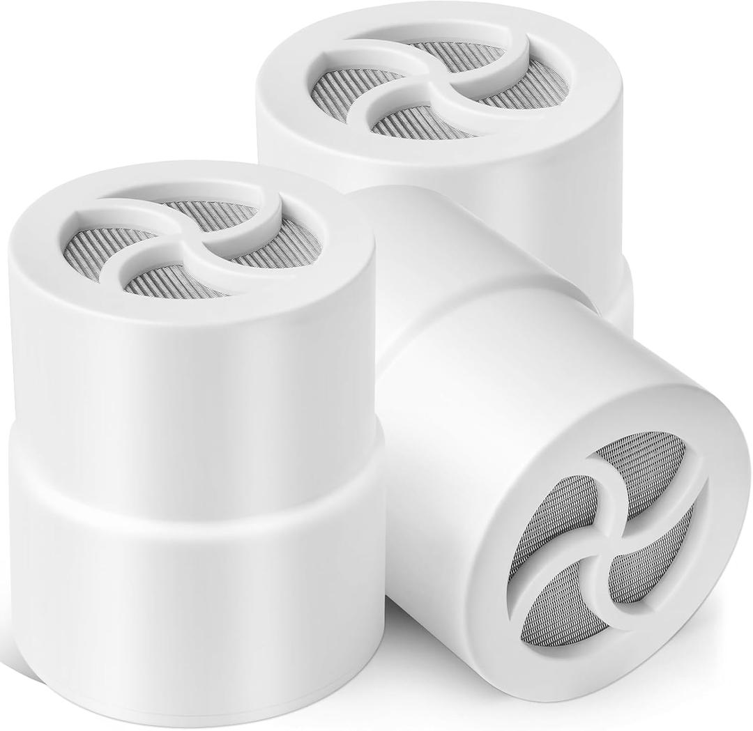 High Output Shower Filter Replacement Compatible With Jolie Filtered Showerhead & Shower Filter, For Hard Water Remove Chlorine And Other Impurities, 3 Pack