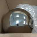 Lily's Home 12 Inch Stainless Steel Gazing Globe Mirror Ball, Colorful and Shiny Addition to Any Garden or Home, Ideal As a Housewarming Gift, Silver