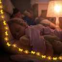 Zhanmai 2 Pcs Bee String Lights Decor 20ft Honeybee Fairy Lights with 60 LED Bulb Battery Operated Bee Tree Decorative for DIY Bedroom Patios Summer Party Indoor Outdoor Wedding Camping