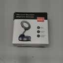 Vacuum Magnetic Phone Holder for Car,Suction Cup Car Phone Mount for Mag safe,Foldable Magnetic Phone Stand[89+LBS Strongest Suction&2800gf Magnetic]360Adjustable Swivel Lock,for Your Car/Gym/Mirror (Three-Axis, Black)