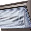 ledmo LED Wall Pack Light Size Update Dusk to Dawn Lighting 120W Outdoor Security Flood Lighting 5000K Commercial and Industrial Fixture for Buildings,Warehouses, Parking Lots,Yard