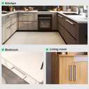 192mm (7-1/2") Brushed Nickel Stainless Steel Cabinet Hardware 10 Pack Durable Drawer Pulls & Dresser Handles for Kitchen, Bathroom, Cabinets