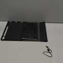 Nillkin for Samsung Galaxy Tab S10 Plus/S9 Plus 12.4" Case with Detachable Keyboard, 7-Color Backlit, Trackpad, S Pen Holder, Rugged Keyboard Case with Camera Cover for Samsung Tablet S9+/S10+ 5G