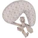 Boppy Anywhere Nursing Pillow Support, Latte Rattan with Stretch Belt that Stores Small, Breastfeeding and Bottle-feeding Support at Home and for Travel, Plus Sized to Petite, Machine Washable