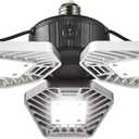 Ontel Beyond Bright LED Ultra-Bright Garage Light - 3 Adjustable Panels, Energy Efficient, Easy to Install, Durable and Long-Lasting Light for Garages, Warehouses and More