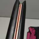 Annlary Hair Straightener, 1 Inch Flat Iron Hair Straightener and Curler 2 in 1, Professional Ceramic Ionic Dual Voltage Flat Iron with Anti-Iron Silicone for Less Frizz, Shinier & Smoother Hair (Matte Black)