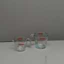 Pyrex 2 Piece Glass Measuring Cup Set, Includes 1-Cup, and 2-Cup Tempered Glass Liquid Measuring Cups, Dishwasher, Freezer, Microwave, and Preheated Oven Safe, Essential Kitchen Tools
