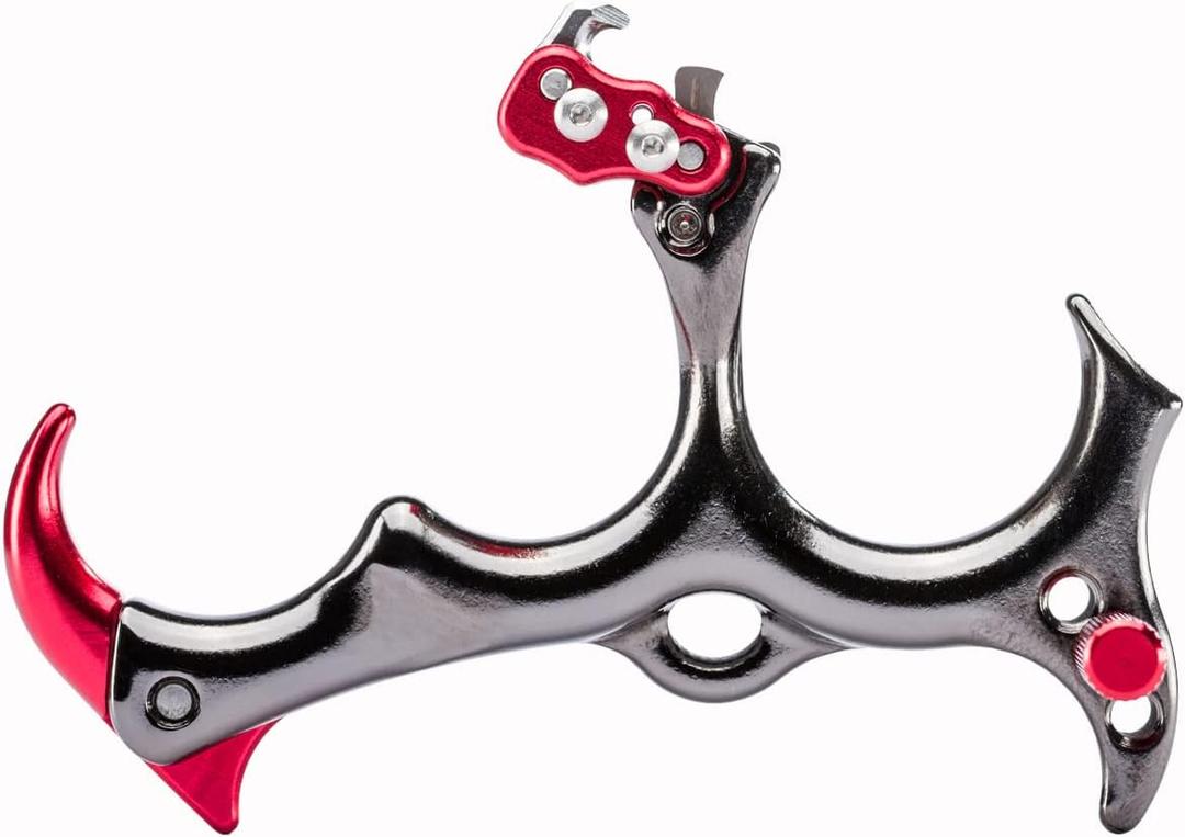 Tru-Fire Sear Hand-Held Archery Compound Bow Hinge Release (Red)