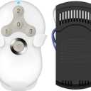 Universal Ceiling Fan Remote Control Kit Replacement for Harbor Breeze Hunter 99122/99123/99600/99813 /99770/85095,3-Speed Light Dimmer