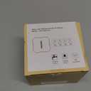 5 Pack Water Leak Detectors for Home, Stechro 4 Levels Adjustable Audio 0-120dB Water Sensor Alarm Leak Detector with Leak and Drip Alert, IP66 Water Leak Sensor for Basements Kitchen Sink Laundry (White)