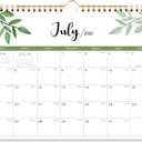 Calendar 2026-2027 - Wall Calendar 2026-2027, Jul. 2026 - Dec. 2027, 11" x 8.5", Small 18 Monthly Calendars 2027 with Thick Paper and Julian Date