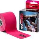 RockTape Go Gentle Adhesive Pre-Cut Kinesiology Tape (Pink)