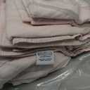 Market & Place 100% Turkish Cotton Flannel Sheet Set | 3 Piece Deep Pocket Solid Cozy Winter Bed Sheets | Double Brushed for Extra Softness & Comfort | Chalet Collection (Twin, Blush Pink)