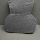 Ergonomic Lumbar Support Pillow for Recliner,Memory Foam Chair Back Support Cushion for Elderly,Extra Large Lumbar Support Pillow,Low Back Pain Relief Cushion,Grey, 20 x 18