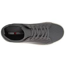 Deer Stags Boys Dress Sneaker (11 Little Kid, Dark Grey)