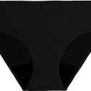 The Period Company Flow Stretch Teen Bikini Absorbent Period Underwear for Teens Heavy Flow — Leak Resistant, Reusable, Super Soft and Organic Cotton Gusset, Holds 9 Tampons — Teen Small