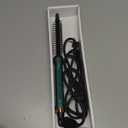 Mini Thermal Round Brush, 0.35 Inch Barrel Volume Heat Styling Brush for Men and Women Short Thin Curly Straight Hair, Heated Curling Iron,12 Temperature Setting (0.95 Inch with Bristles)