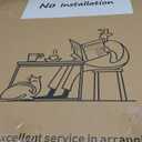 Folding Desk - 31.5" Wood Top Foldable Desk for Small Spaces | No Assembly Required Compact Desk for Home Office, Writing, and Study (Rustic Brown)