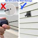 4 x 2Pack Vinyl Siding Mount Compatible with Blink Outdoor 4 (4th Gen)/(3rd Gen) XT3/Blink XT/XT2/Mini, No Drill Mounting Bracket with Adjustable Angle for Vinyl Siding Hooks