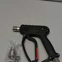 Pressure Washer Short Gun, 5000 PSI/10.5 GPM High Power Washer Spray Gun with 3/8'' Swivel Quick and M22-14mm Connect for Foam Cannon Car Wash