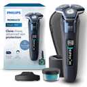 Philips Norelco Shaver 7800, Rechargeable Wet & Dry Electric Shaver with SenseIQ Technology, Quick Clean Pod, Charging Stand, Travel Case and Pop-up Trimmer, S7885/85 (Navy/Black)