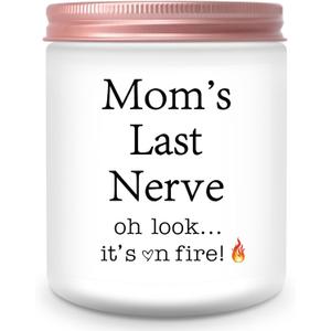 2 x Gifts for Mom from Daughter Son Funny Mothers Day Candles for Mommy Suitable for Moms Dad Birthday Gift Mothers Fathers Day Thanksgiving Christmas Lavender Candles Gifts