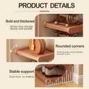 39" Bamboo Shoe Rack - Vertical Shoe Organizer Rack for Small Space, Narrow Shoe Tower for Closet, Entryway, Corner, Tall Shoe Shelf with Removable Shelves, Flexible Storage Shelf for Saving Space, 9.2"D x 19.5"W x 39"H