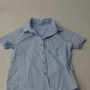 Fashion Kids Toddler Baby Boy Girl Adjustable Sleeve Button Down Denim Shirt Tops Blouse 120