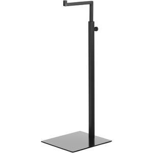 uxcell Purse Display Stand 1 Pack Adjustable Handbag Rack Stainless Steel Tabletop Single Hook Holder for Boutique Store - Black