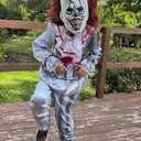 Twisted Clown Halloween Costume, "circus of Horrors" Aesthetic For Kids 8-10 Y
