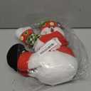 Snowman Christmas Tree Topper Decorations, Xmas Plush Snowman Hugger Treetop Decor for Christmas Tree Wine Bottle Curtain Ornaments