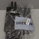 BVL Toilet Brush and Holder Set Black Freestanding for Bathroom