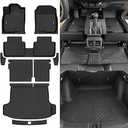 Naibeve Floor Mats for 2023 2024 2025 Honda HRV HR-V/2025 Acura ADX - All Weather for Honda HR-V All Weather Floor Mats and Cargo Mat and Backrest Mat and Door Edge Protector Accessories