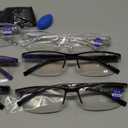 Gaoye 6 pack Executive Style Reading Glasses Men - Durable Readers with Blue Light Filtering - Comfortable Fit with TR90 Frames (Color Mix 1, +2.75)