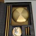 Toilet Paper Holder Stand for Bathroom Floor Standing Toilet Roll Dispenser Storages 4 Reserve Rolls, with Top Storage Shelf for Cell Phones, Wipe, Wallet and More(Black)