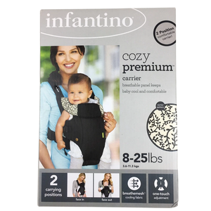 Infantino Cozy Premium Baby Carrier Size 8-25 lbs Soft Carriers