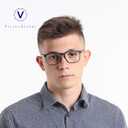 VisionGlobal Blue Light Blocking Glasses for Women/Men, Stylish Square Frame, Anti Eyestrain