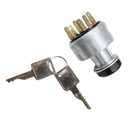 282775A1 86500903 Ignition Key Switch 12V D134737 A77312, L61053 Fits Case Skid Steer 760 921 1150G 1845C 5230 85XT 1835C International Tractor 580D 580K 580L 1080B Backhoe Loader