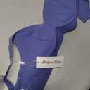 Women's Wireless Bras Comfortable Seamless Bralettes Push Up Everyday Bra for Women 3-Row Back Hooks (X-Large, Blue)