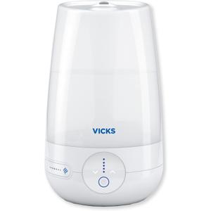 Vicks FilterFree Plus Cool Mist Plus Humidifier (VUL565), Medium Room Filter-Free Cool Mist Humidifier for Baby, Kids and Adult Rooms, Works with Vicks VapoPads