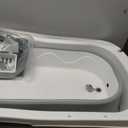 Portable Bathtub for Adult- Extra Large 56" Foldable Collapsible tub. Ergonomically Designed for the Ultimate Relaxing Soaking Bath, Ice Bath. Ideal for Small Spaces, Quick, Effortless Folding Bathtub