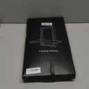 PHOENANCEE Square Floating Shelves, Wall Plants Holder, Bathroom Wall Decor, Framed Decorative Shelf Black, Modern Chic Set of 2 for Living Room Bedroom Home Office, Solid Wood, L+S