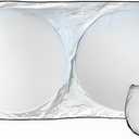 Windshield Sunshade - Ultimate Sun Shield Heat Protection & UV Blockage - 210T Heavy-Duty Strong Micro-Weave Fabric - Protect Your Car Dash Upholstery from Sun Damage - 59 W x 27.5 H
