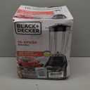 BLACK+DECKER Countertop Blender with 6-Cup Glass Jar, 10-Speed Settings, Black, BL2010BG