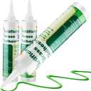 Threlaco 2 Tubes Turf Glue for Artificial Grass 10 oz Artificial Turf Tape Grass Paint Concentrate Glue Carpet Adhesive for Synthetic Surfaces(No Caulk Gun)