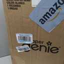 Diaper Genie Complete Diaper Pail (White) Includes 1 Refill (Holds 270 Newborn Diapers) & 1 Carbon Filter
