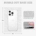 60 Pcs Bubble Out Bags 6"x8 ",Clear Bubble Out Bags,Double Cushioned Bag for Transport and Storage (68Inches)