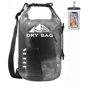 HEETA Dry Bag Waterproof for Women Men, 5L/10L/20L/30L/40L Roll Top Lightweight Dry Storage Bag Backpack with Phone Case for Travel Swimming Boating Kayaking Paddle Board Camping Beach Accessories