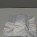 NatSumeBasics 20 A4 Binder 6 Pocket 2.5" X 6" Sheet Protectors Clear Binder Sleeves for A4 Binder Notebook Folder Cash Money Organizer (6 Pocket)