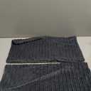 UGASA Velvet Pillow Covers Striped Decorative Throw Cushion Case with Hidden Zipper for Home Couch/Bedroom/Car, Soft Cozy Solid Oblong, 2 Pieces (12"x20", Dark Grey)